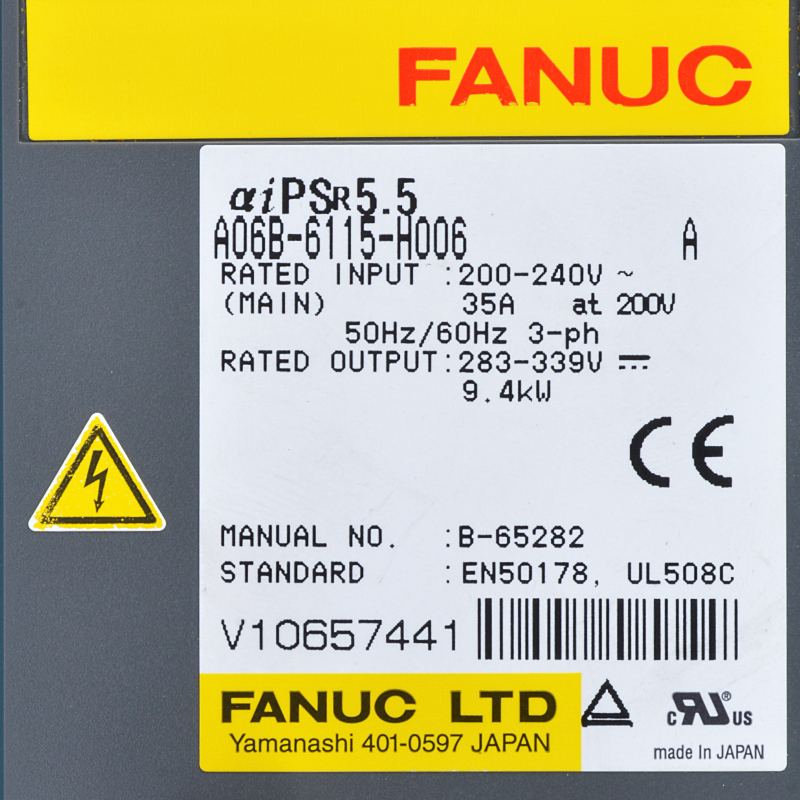 Good Wholesale Vendors Fanuc 160 Ib - Fanuc drives A06B-6115-H006 Fanuc power supply module – Weite detail pictures