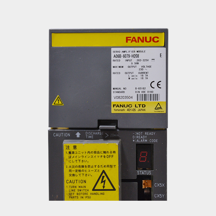 Factory Free sample Fanuc 10t - Japan original fanuc servo amplifier A06B-6079-H208 – Weite detail pictures